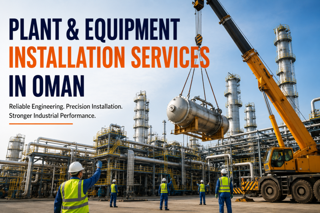 Plant & Equipment Installation Services in Oman